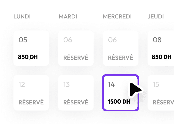 Tarifas cerebrales y control de disponibilidad